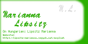 marianna lipsitz business card